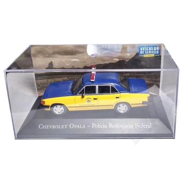 Imagem de Miniatura Chevrolet Opala Polícia Rodoviária Federal Coleção Veículos 