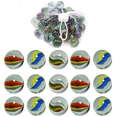 Imagem de Bolinha De Vidro / Gude Colorida Com 51 Pecas Na Rede