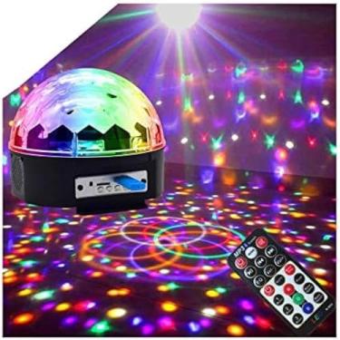 Imagem de Luzes Do Projetor De Natal Luz De Discoteca Estroboscópio Suporte De Luz De Palco Bluetooth Usb Controle Remoto Para Festa De Dj Festa De Aniversário Festa Em Família Bar Ktv Club