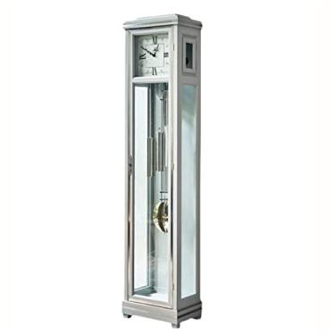 Imagem de Relógio de chão Relógio de chão italiano moderno para sala estar, relógio mesa criativo e simples, rede doméstica, pêndulo vermelho