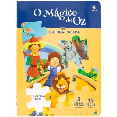 Imagem de Livro - Clássicos em Quebra-Cabeças: O Mágico de Oz
