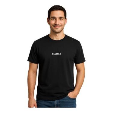 Imagem de Camiseta Masculina Algodão Cristã Fé Religião Gospel Jesus - Evangélic