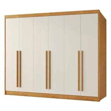 Imagem de Guarda Roupas Casal 6 Portas 4 Gavetas 100% MDF Chipre - EUROPA, Madei