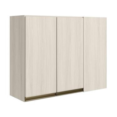 Imagem de Armario Canto Reto 2p Mdf 89cm Kali 12213 Bianco Toq Bianco Toq Nicioli Bianco Toq Bianco Toq