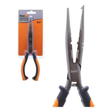 Imagem de Alicate Pesca Bico Longo Aço 8,5 Polegadas Bestfer Bfh2926