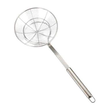 Imagem de Coador de aranha de aço inoxidável para fritar e cozinhar macarrão, macarrão, carne - e ferramenta de cozinha conveniente para chefs domésticos - 16 cm