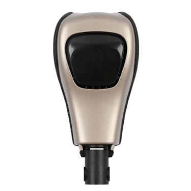 Imagem de Magimaker Maçaneta de câmbio com botão 5YD261X9AB Apto para Jeep Cherokee Latitude/Limited/Trailhawk/Sport/North 2014-2019 Seletor de alavanca de câmbio (champanhe dourado) 5YD291X9AA 68253072AA