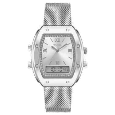 Imagem de Relógio Euro Feminino Fashion Fit Sporty Prata - Euw20101aa-4k Relógio Euro Feminino Ff Sporty Prata - Euw20101aa-4k