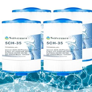 Imagem de Savener Filtro de substituição para PMAX50P4, Unicel 5CH-35, Filbur FC-0300, Baleen AK-90109, Excel Filters XLS-526, Darlly 50353, Pure N Clean PC-0300, SD-00780, SD-00650 Cartucho de filtro 4