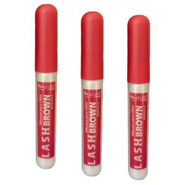Imagem de -Kit Mascara Cilios Lash Brown Nº 42 Marsala (3 unidades) - Max Love