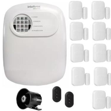 Imagem de Kit Alarme Intelbras Monitorado App Celular 9 Sensor Sem Fio