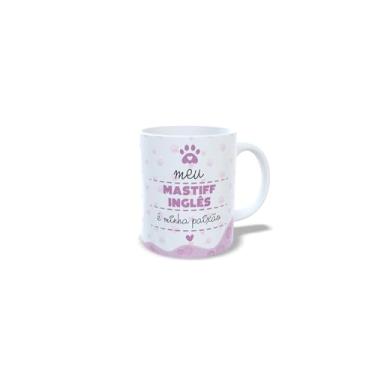 Imagem de Caneca de Cerâmica Yorkshire Terrier, Design Artístico com Flores e Corações, Branca, 325ml, Presente para Amantes de Pets (13196)