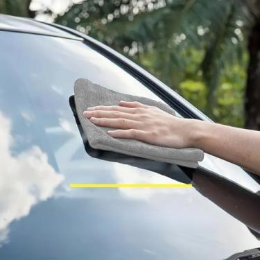 Imagem de 5 peças de toalhas de cozinha multiuso – Panos de fibra ultrafina cinza claro para panelas, vidro e móveis