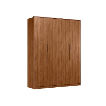 Imagem de Roupeiro 4 Portas Casal Houston Nogueira Touch