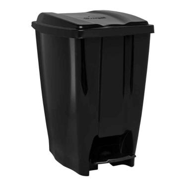 Imagem de Lixeira C/pedal Preta 40l Eco Nature Jaguar