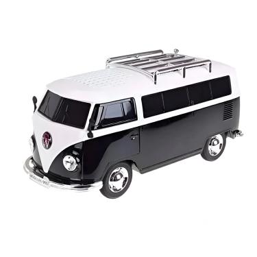 Imagem de Caixinha de Som Formato Carro Kombi Bluetooth USB Cor:Preto