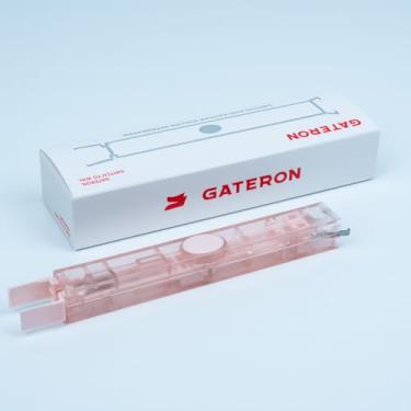 Imagem de GATERON Extrator de chave Twins Switch, ferramenta DIY remove e substitui facilmente interruptores de teclado para jogos e teclas integradas para teclado mecânico (rosa)
