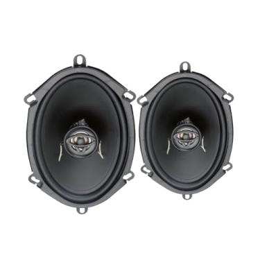 Imagem de Buzina de carro coaxial de 2 vias Cerwin-Vega XED57 de 5 × 7 polegadas para sistema de som automotivo com potência máxima de 250 watts e potência RMS de 30 watts a 4 Ohms, preto, 1 par