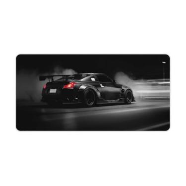 Imagem de Z350 JDM Car Racing Balck Large Mouse Pad Gaming Desk Mat Teclado Computador Tapete de Mouse de Borracha Antiderrapante para Escritório em Casa 30 x 60 cm