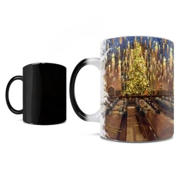 Imagem de Morphing Mugs Harry Potter – Great Hall – Thomas Kinkade Studios – Caneca sensível ao calor de 325 ml – Caneca de chá de café que muda de cor cerâmica