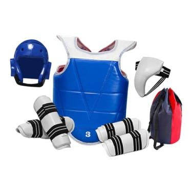 Imagem de Vaveren Conjunto de Equipamento de Sparring de Taekwondo, Protetor Corporal de Boxe com Protetores de Braço e Perna, Proteção Completa para Karatê e Artes, Xl