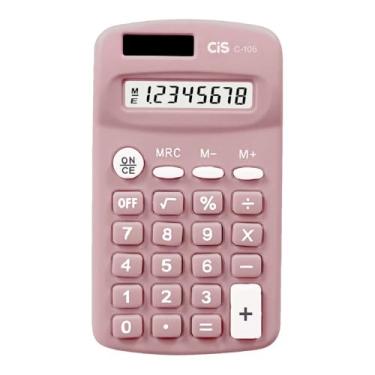 Imagem de Calculadora 8 dígitos CIS C-105, Rosa, 1 unidade