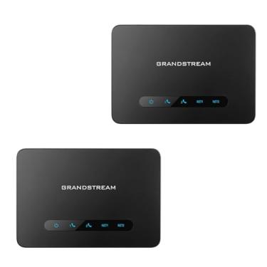 Imagem de Dispositivos HT812-V2 ATA pacote com 2 – duas portas FXS, roteador Gigabit NAT, suporte SIP/T.38