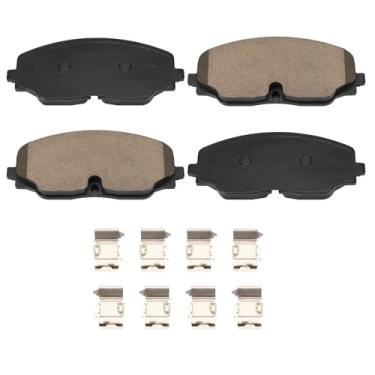 Imagem de HECHENQICHE Pastilhas de freio dianteiras de cerâmica para Volkswagen Atlas Cross Sport