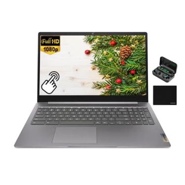 Imagem de Lenovo IdeaPad 3i Chromebook Laptop, tela sensível ao toque FHD de 15,6 polegadas (1920 x 1080), Intel Pentium Silver N6000 de 4 núcleos, 8 GB LPDDR4x RAM, 128 GB eMMC, Wi-Fi 6, Chrome OS, cinza