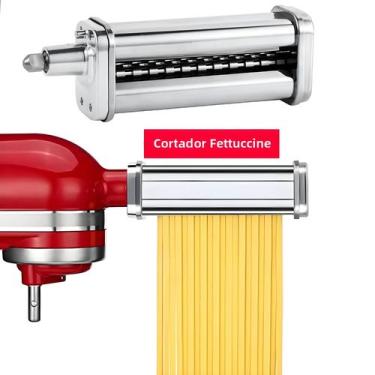 Imagem de Acessórios Para Máquina De Macarrão Em Aço Inoxidável Para Batedeira K