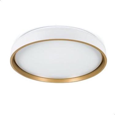 Imagem de Lustre Sobrepor Plafon De Teto Grande 51cm Elegante Cozinha Bamheiro -
