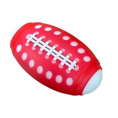 Imagem de Vaveren Bola de futebol de piscina de brinquedo macio e leve, mini bola esportiva interativa de 8,8 cm para parque aquático, recompensas e atividades ao ar, Vermelho