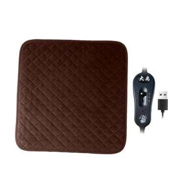 Imagem de IEUDNS Cobertor elétrico aquecido para gatos, ideal para casa e viagens. Perfeito para acomodar coelhos, filhotes e hamsters, CafÉ