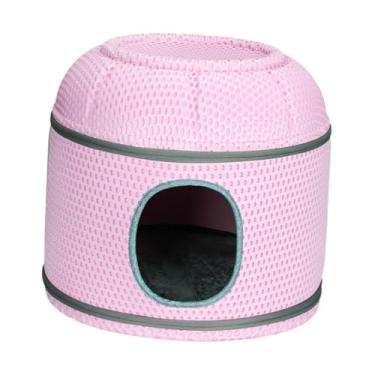Imagem de Generic Cama de gato para gatos internos, casa de gato, mobília dobrável para gatos, condomínio de eva, de gato para animais de estimação, descanso para, Rosa