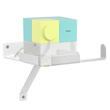 Imagem de Chanvoo Wall Mount Shelf Compatible with Nex Playground Console & Remote - Metal Gaming Organizer with Hidden Remote Holder, Easy Install Under-TV Stand, Secure Hold for Kids & Families (White)