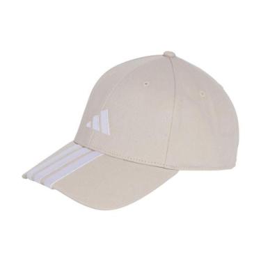 Imagem de Boné Baseball Três Listras Adidas Cor:Bege, Bege