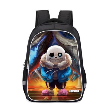 Imagem de Mochila Undertales Sans Kids School Nylon 30x17x41cm