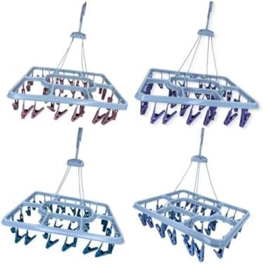 Imagem de Varal de roupa intima retangular com 36 prendedores, eficiente, 1 peca