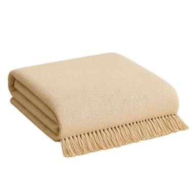 Imagem de Manta de Algodão Grande para Sofá Casal King 3,00X1,80M Grande 2,40X1,80m Pop pequena 2,20X1,50M sua casa(KING 3.0x1.8M Branco (Cru))