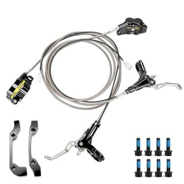 Imagem de KOONDHEEND Kit atualizado de alavanca de freio dianteiro traseiro com E-Brake para Surron Light Bee/Light Bee X, Talaria XXX, Talaria Sting MX3/R MX4, Segway X160 X260, eRide Pro SS | Freio a disco