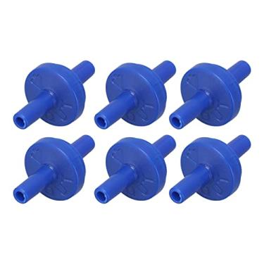 Imagem de Generic Válvula de Retenção Unidirecional, Resistente Ao Desgaste, Diafragma de Parada de água de Plástico Pp, 10 Peças para Tanque de Peixes, Indústria Química (4mm azul)
