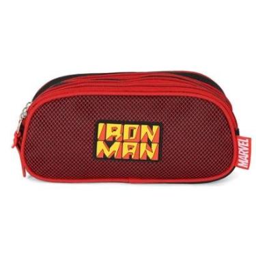 Imagem de Estojo Escolar Menino Triplo Tres Compartimentos Avengers-Masculino