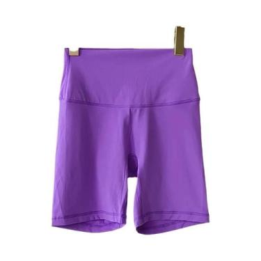 Imagem de Shorts De Yoga Femininos De Cintura Alta, Ajuste Slim, Levanta O Bumbu