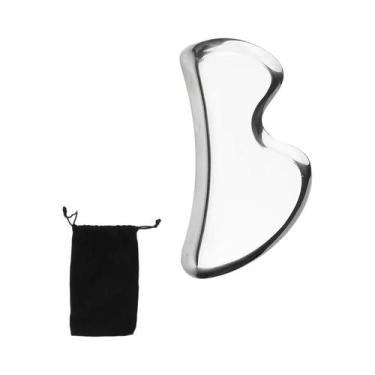 Imagem de Ferramenta Gua Sha De Aço Inoxidável Para Massagem Corporal Completa, 