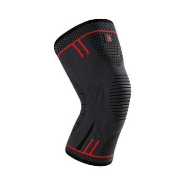 Imagem de 1 pc elástico respirável compressão joelho suporte manga para basquete