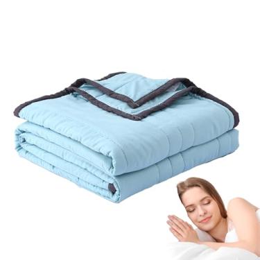 Imagem de Cobertor de resfriamento de verão, cobertores de resfriamento para travessas quentes | Cobertor de respirável extra macio | Consolador de colcha leve e reversível para verão para travessa