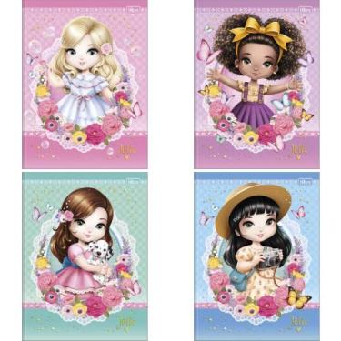 Imagem de Caderno Brochurao Capa Dura Jolie 80FLS. - Sao Domingos