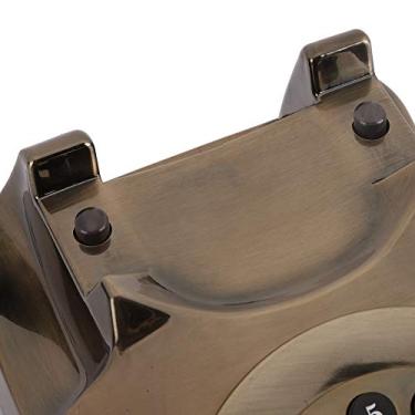 Imagem de Cryfokt Telefone Chamador de Bronze Antigo para Escritório Doméstico Discagem de Botão de Som Claro e Loja de Números para Decoração de Mesa, Portátil Projetado para Fácil Uso Material ABS