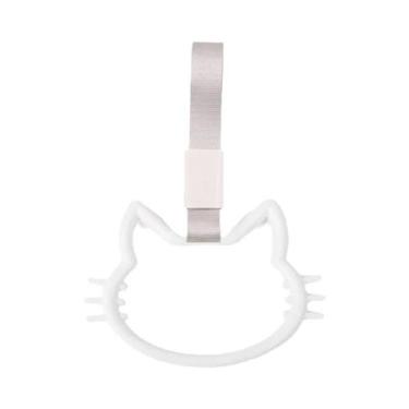 Imagem de Alça De Porta De Ônibus Em Forma De Gato Que Brilha No Escuro, Anel De