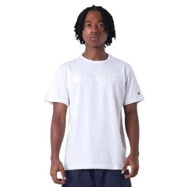 Imagem de Camiseta Manga Curta Champion Mc Script Relevo Surton Branco-Masculino